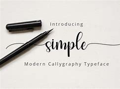 Image result for Simple Script Font