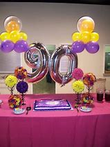 Image result for 90 Birthday Decorations