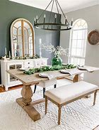 Image result for Rustic Farmhouse Dining Room Tables