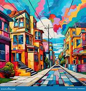 Image result for Street Map Colourful