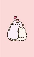 Image result for Kawaii Pink Cat Background