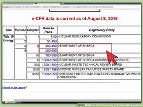 Image result for How to Cite Federal Regulations