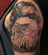 Image result for Eagle and USA Flag Tattoo