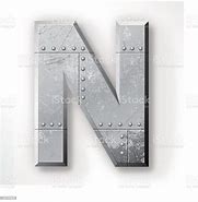 Image result for Metal Letter N Cutout