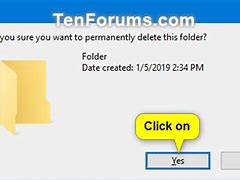 Image result for How to Delete a Folder