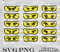 Image result for Ninja Eyes SVG