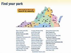 Image result for Map of Virginia State Parks