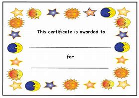 Image result for Kids Award Certificate Template Free