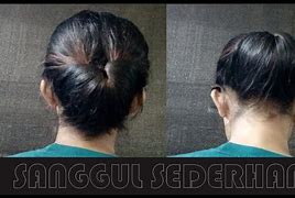 Image result for Sanggul Rambut Sendiri