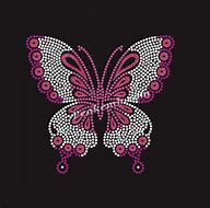 Image result for Butterfly Rhinestone Iron On Transfers