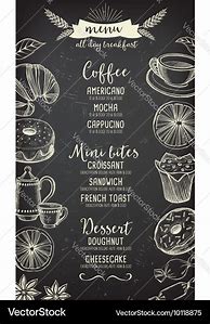 Image result for Cafe Menu Poster