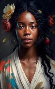 Image result for Long Flowing Black Hair