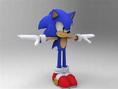 Image result for Modern Sonic 3D Model