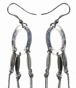 Image result for Metal Face Earrings