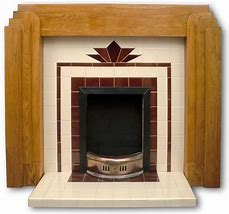 Image result for Art Deco Fireplace Tiles