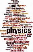 Image result for Physics Word Art