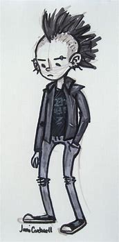 Image result for Punk Boy Drawing