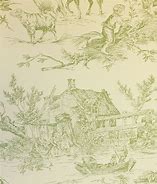 Image result for Light Blue and Green Toile Wallpaper