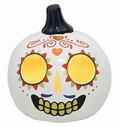 Image result for Day of Dead Pumpkin