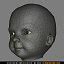 Image result for Baby Head 3D Model