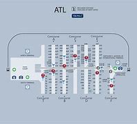 Image result for Map of Hartsfield-Jackson Airport