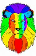 Image result for Rainbow Lion Art