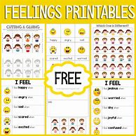 Image result for Emotions Printable Kids