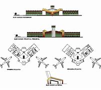 Image result for Airport Terminal Building Layout