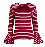 Image result for Red Line Striped Shirt