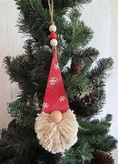 Image result for Wooden Gnome Christmas Ornaments