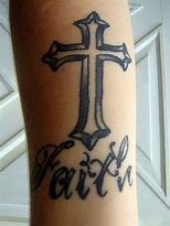 Image result for Faith Tattoo Men