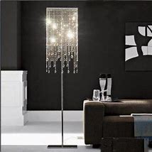 Image result for Crystal Chandelier Floor Lamp