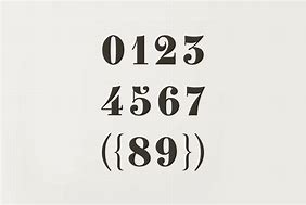 Image result for Fonts for Numbers