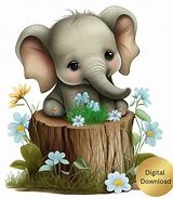 Image result for Cute Funny Baby Elephant