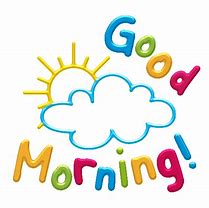 Image result for Good Morning Green Font Clip Art