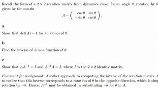 Image result for Rotation Matrix 2X2