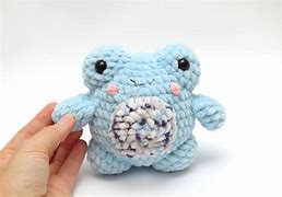 Image result for Blue Frog Plushie