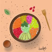 Image result for Poke Bowl Drawing