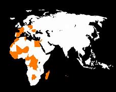 Image result for Carte Monde Orange