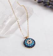 Image result for Gold Cube Eye Necklace