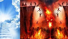 Image result for God Heaven and Hell