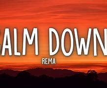 Image result for Who Sang Calm Down