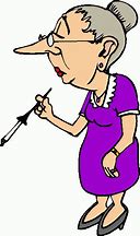 Image result for Old Lady Smoking Clip Art