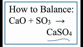 Image result for CaSO4 Equation