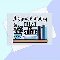 Image result for Book Birthday Card