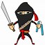 Image result for Ninja| Cartoon