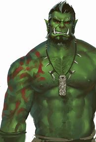 Image result for Half-Orc Man