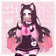 Image result for Kawaii Nezuko Art