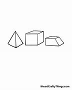 Image result for 3-Dimensional Shapes Drawing