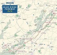 Image result for Blue Ridge Parkway Highlighted Route Map